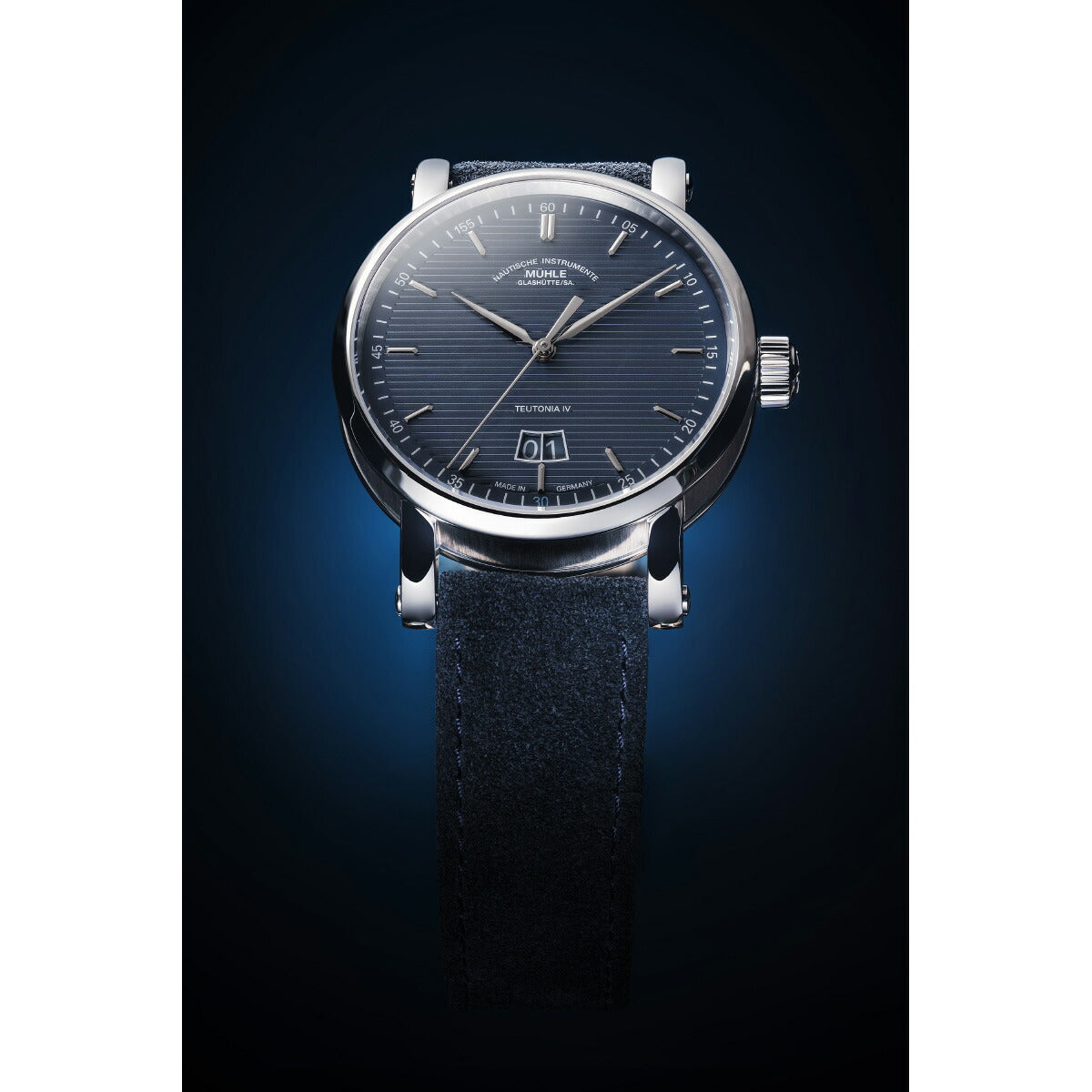 ミューレ グラスヒュッテ Muhle Glashutte テイトニア IV ビッグデイト エディション1994 自動巻き 腕時計 M1-44-75-1994-LB【正規品】【60回分割手数料無料!】