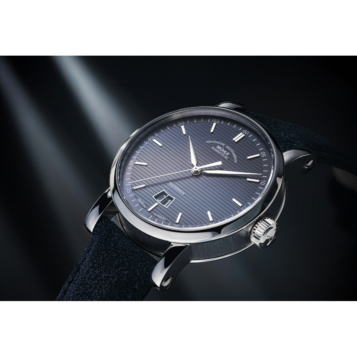 ミューレ グラスヒュッテ Muhle Glashutte テイトニア IV ビッグデイト エディション1994 自動巻き 腕時計 M1-44-75-1994-LB【正規品】【60回分割手数料無料!】