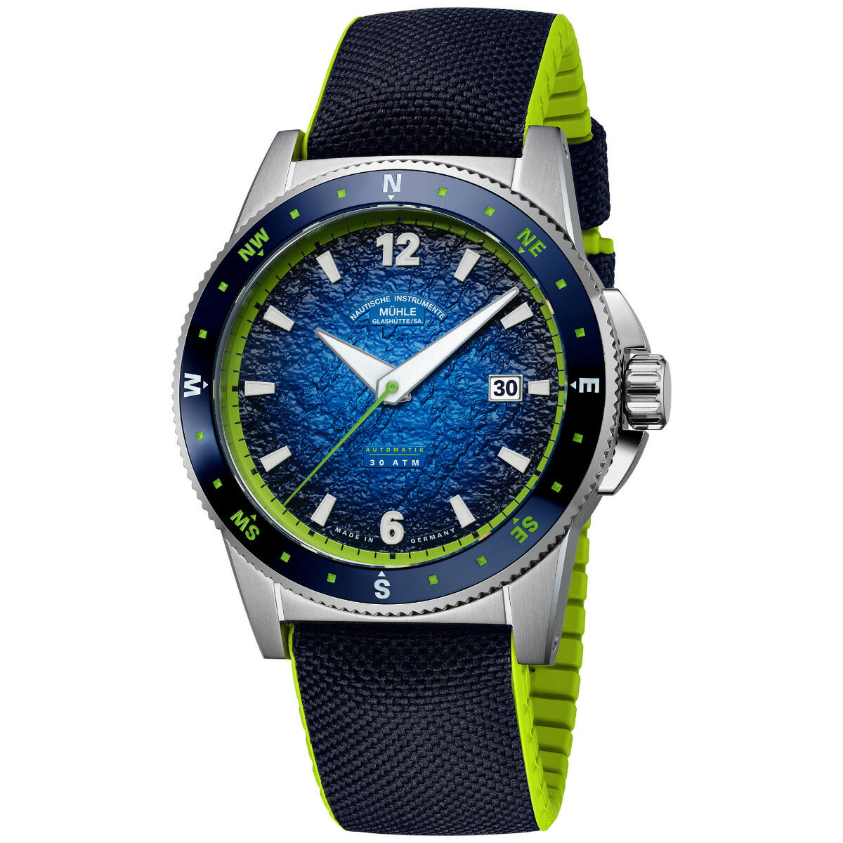 ミューレ・グラスヒュッテ Muhle Glashutte スポーティヴォ コンパスデイト Sportivo Compass Date 自動巻き 腕時計 メンズ M1-52-22-CK ドイツ製【2024 新作】