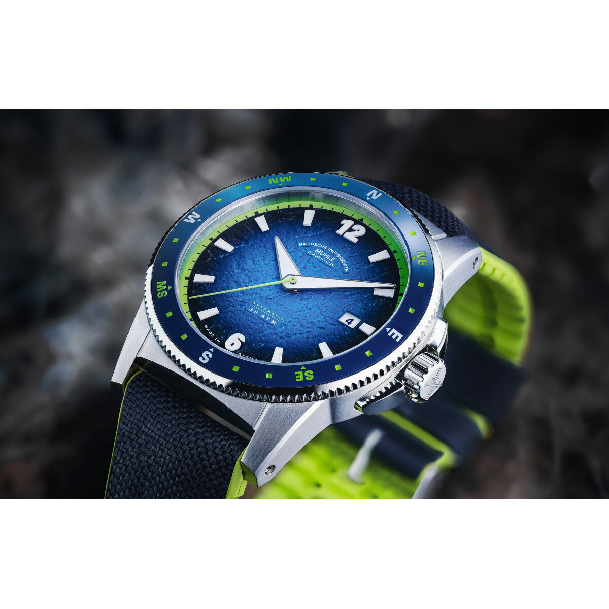 ミューレ・グラスヒュッテ Muhle Glashutte スポーティヴォ コンパスデイト Sportivo Compass Date 自動巻き 腕時計 メンズ M1-52-22-CK ドイツ製【2024 新作】