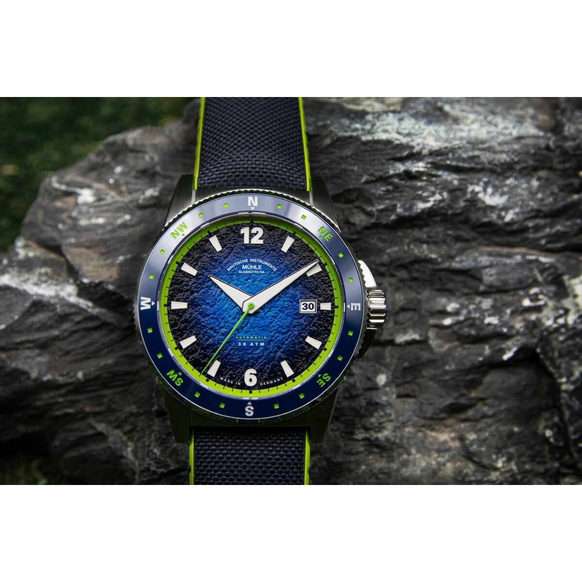 ミューレ・グラスヒュッテ Muhle Glashutte スポーティヴォ コンパスデイト Sportivo Compass Date 自動巻き 腕時計 メンズ M1-52-22-CK ドイツ製【2024 新作】
