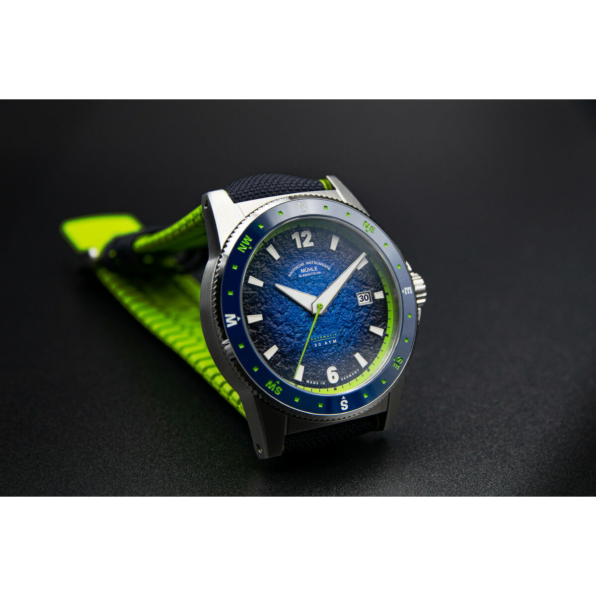 ミューレ・グラスヒュッテ Muhle Glashutte スポーティヴォ コンパスデイト Sportivo Compass Date 自動巻き 腕時計 メンズ M1-52-22-CK ドイツ製【2024 新作】