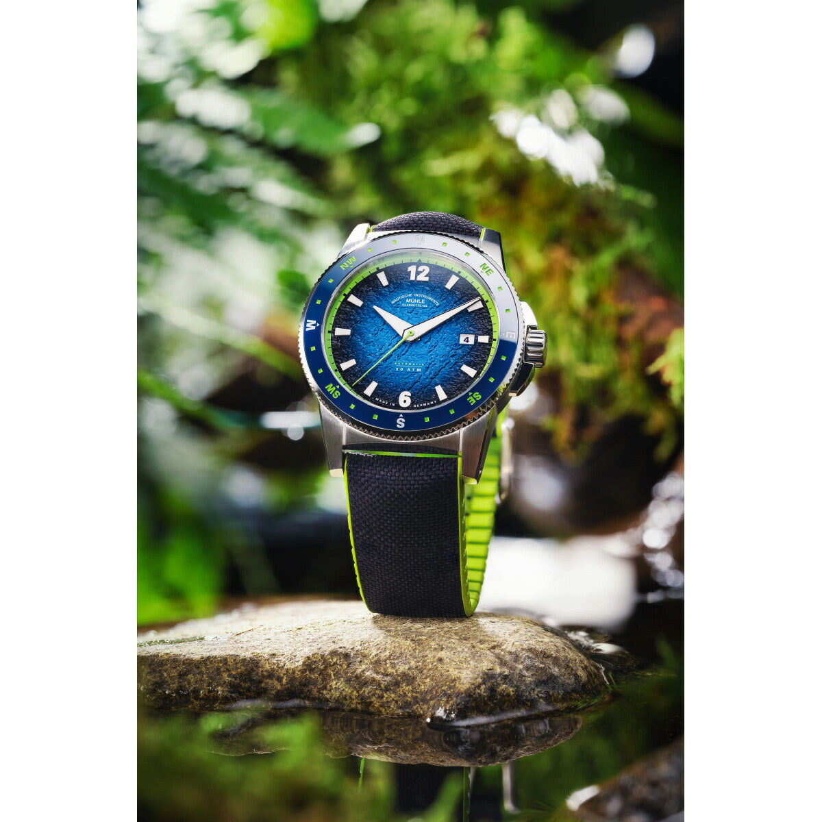 ミューレ・グラスヒュッテ Muhle Glashutte スポーティヴォ コンパスデイト Sportivo Compass Date 自動巻き 腕時計 メンズ M1-52-22-CK ドイツ製【2024 新作】
