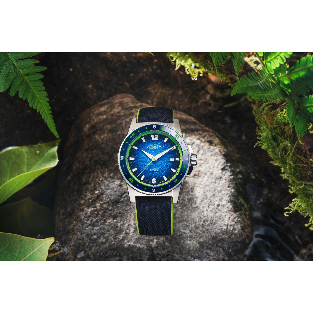 ミューレ・グラスヒュッテ Muhle Glashutte スポーティヴォ コンパスデイト Sportivo Compass Date 自動巻き 腕時計 メンズ M1-52-22-CK ドイツ製【2024 新作】