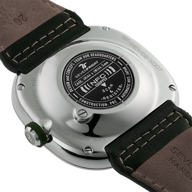 セブンフライデー SEVENFRIDAY ME1/02 M-Series 腕時計 メンズ 自動巻き