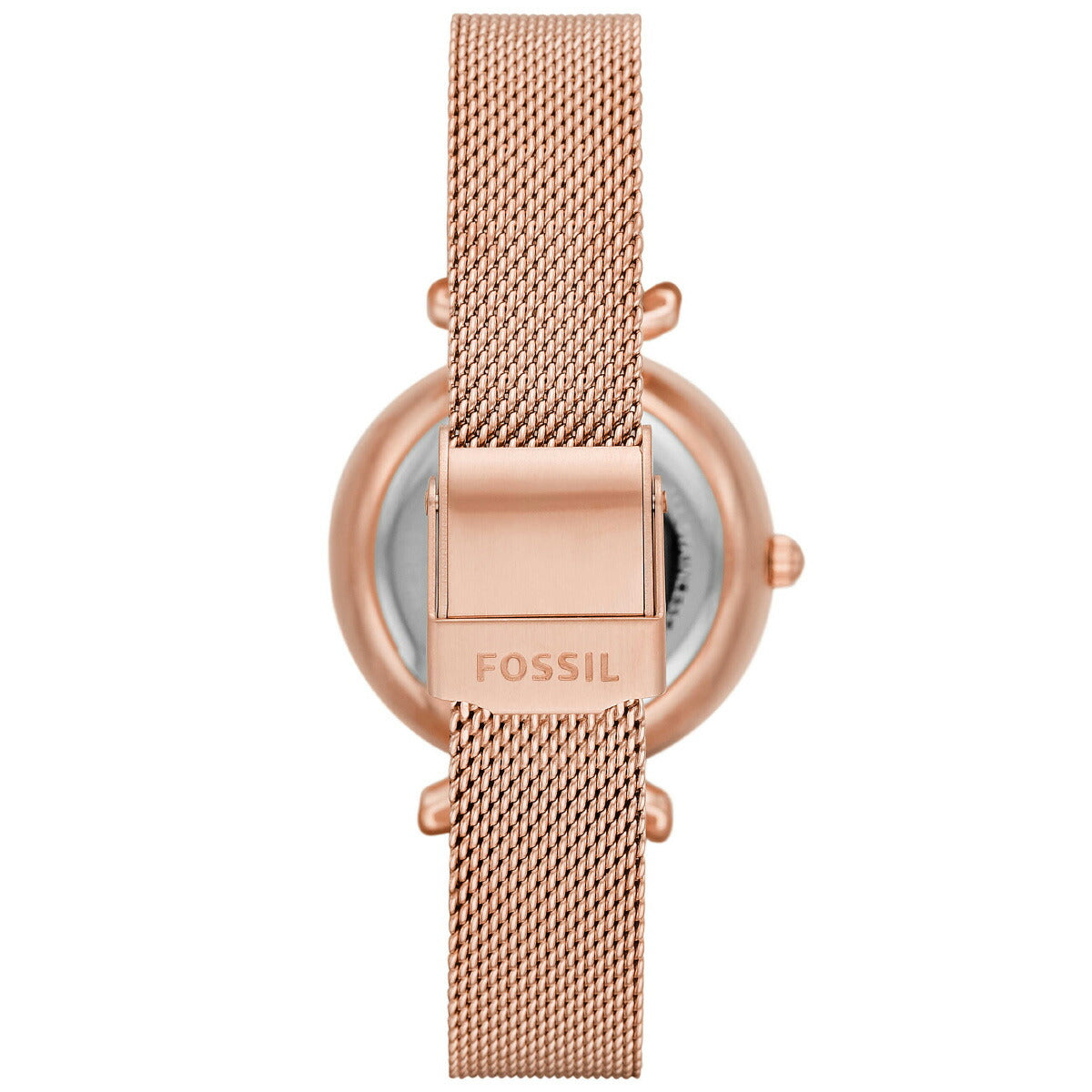 フォッシル FOSSIL 腕時計 レディース 自動巻き CARLIE MINI オートマティック ローズゴールドトーン ステンレススチールメッシュウォッチ ME3188