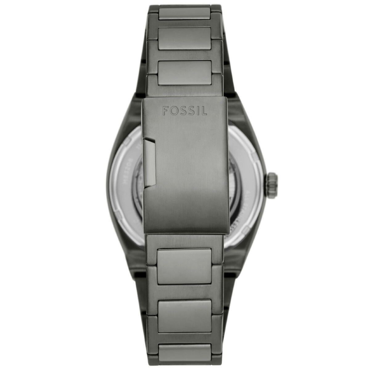フォッシル FOSSIL 腕時計 メンズ 自動巻き EVERETT オートマティック スモーク ステンレススチールウォッチ ME3206