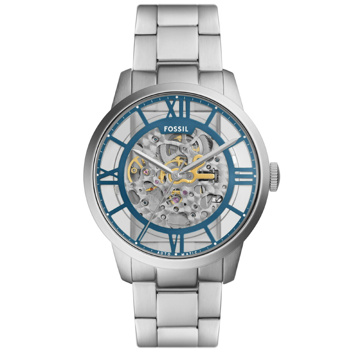 フォッシル FOSSIL 腕時計 メンズ 自動巻き TOWNSMAN オートマティック ステンレススチールウォッチ ME3260