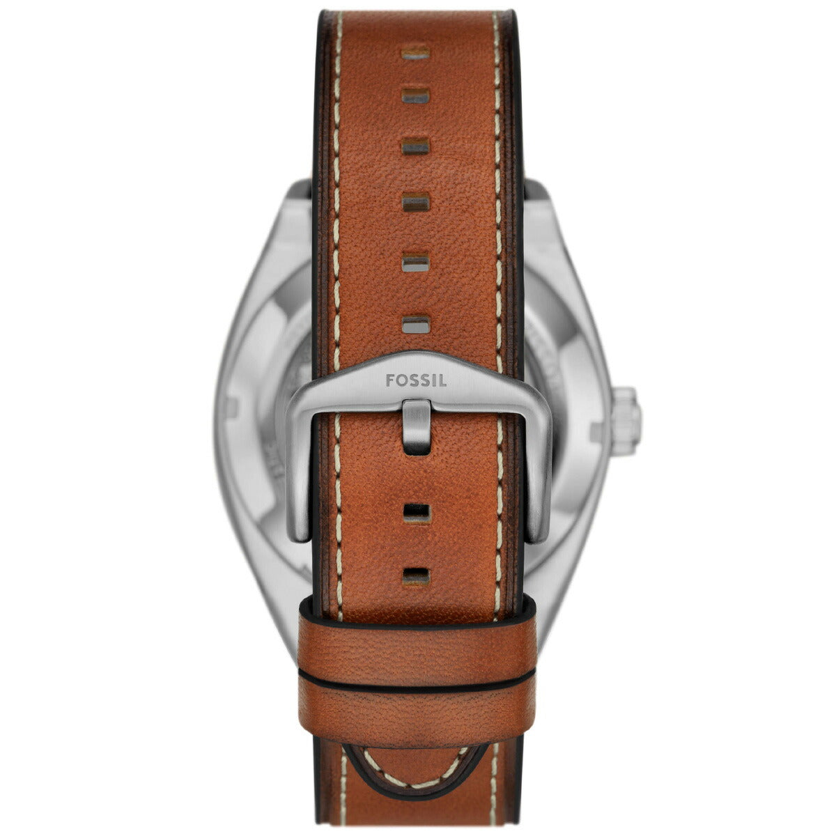 フォッシル FOSSIL 腕時計 メンズ 自動巻き EVERETT オートマティック ブラウンレザーウォッチ ME3261