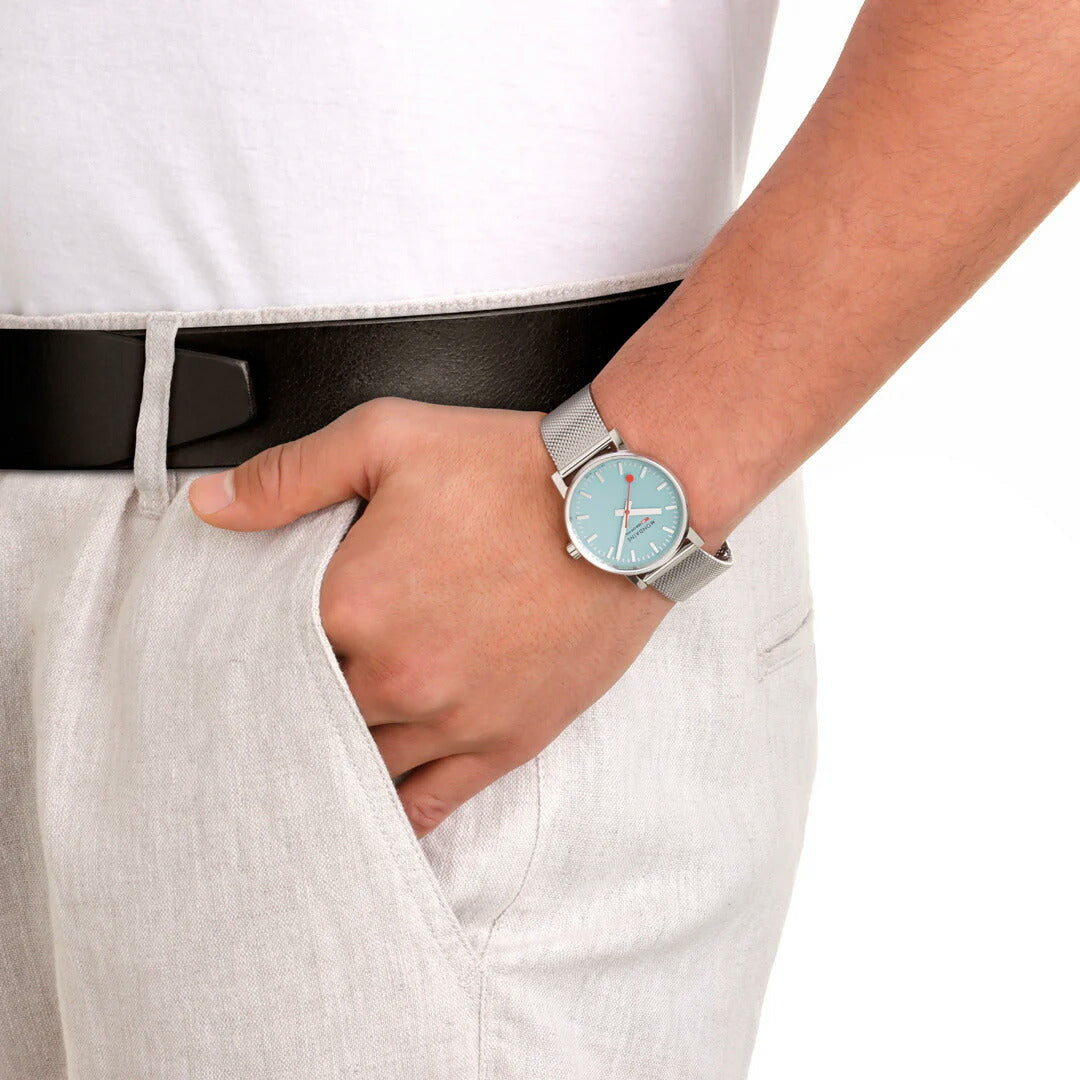 モンディーン MONDAINE 腕時計 メンズ レディース エヴォ2 35mm ターコイズレイク evo2 MSE.35140.SM