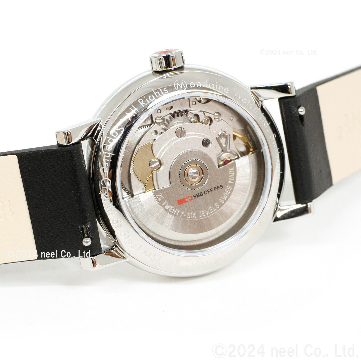 モンディーン MONDAINE 自動巻き 腕時計 レディース エヴォ2 オートマティック 35mm グレープビーガンレザー evo2 MSE.35610.LBV
