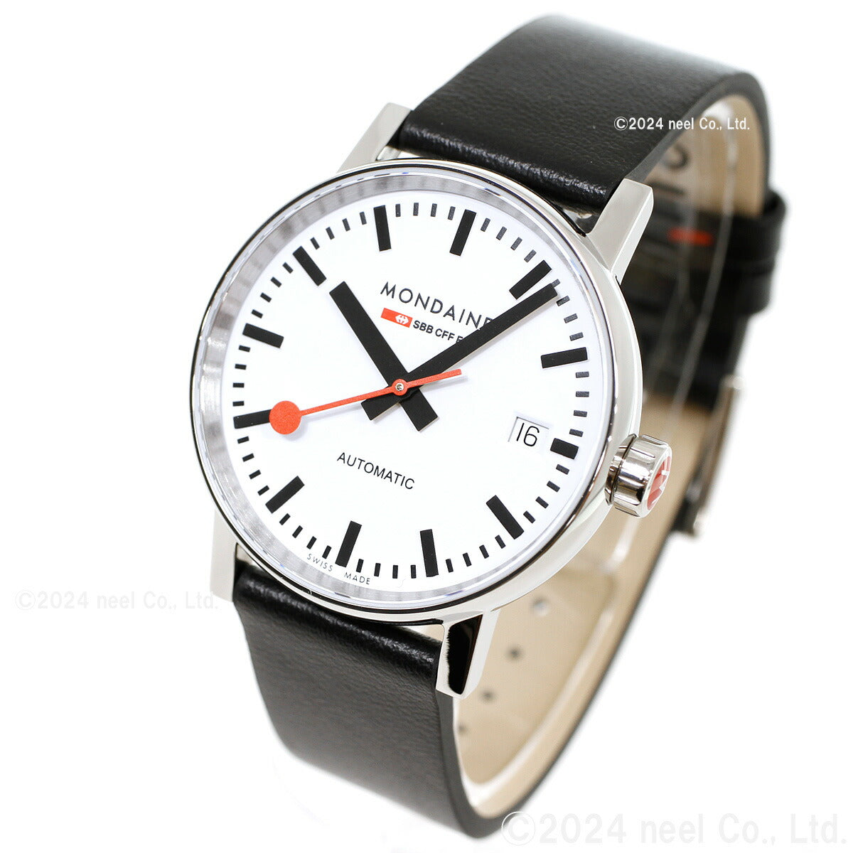 モンディーン MONDAINE 自動巻き 腕時計 レディース エヴォ2 オートマティック 35mm グレープビーガンレザー evo2 MSE.35610.LBV