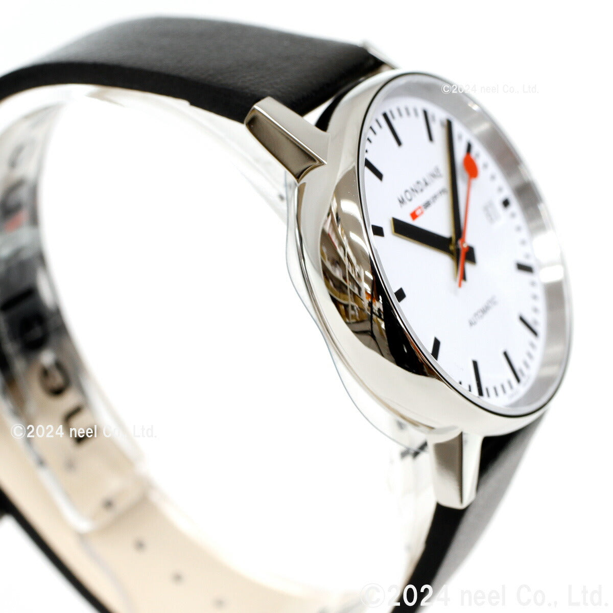モンディーン MONDAINE 自動巻き 腕時計 レディース エヴォ2 オートマティック 35mm グレープビーガンレザー evo2 MSE.35610.LBV
