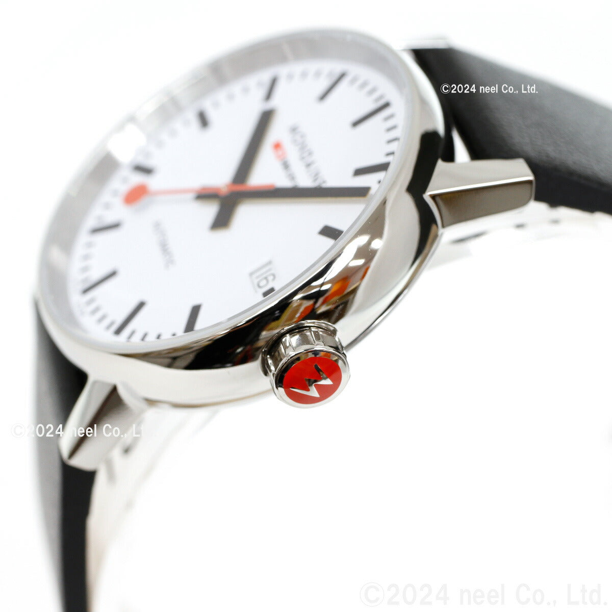 モンディーン MONDAINE 自動巻き 腕時計 レディース エヴォ2 オートマティック 35mm グレープビーガンレザー evo2 MSE.35610.LBV