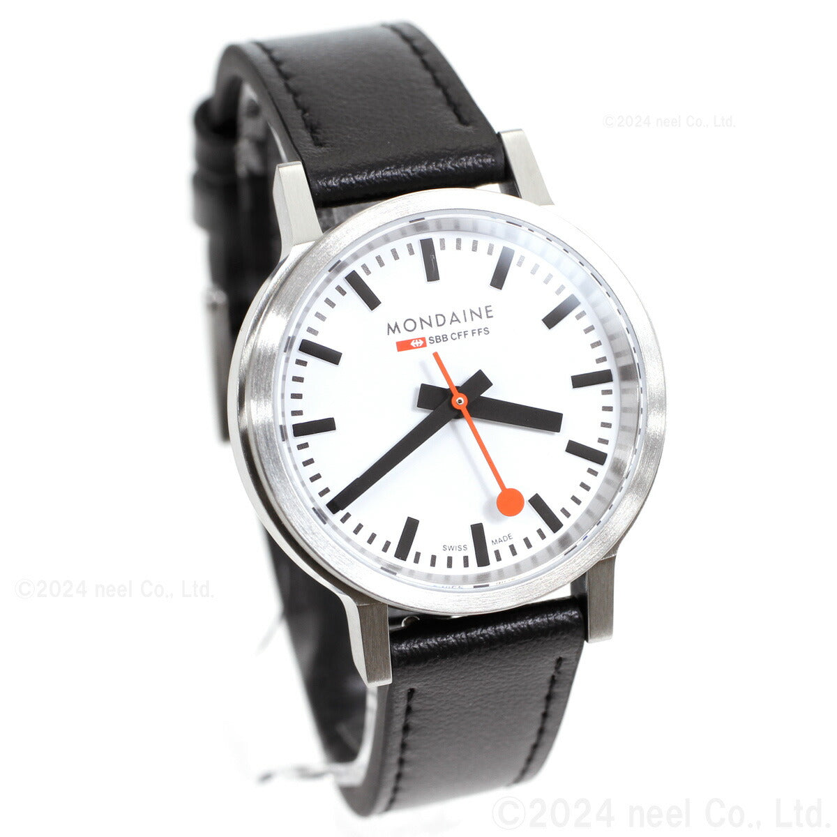 モンディーン MONDAINE 腕時計 レディース ストップ・トゥ・ゴー 34mm グレープビーガンレザー stop2go MST.3401B.LBV.SET