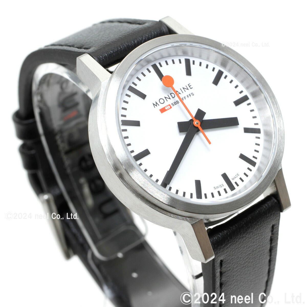 モンディーン MONDAINE 腕時計 レディース ストップ・トゥ・ゴー 34mm グレープビーガンレザー stop2go MST.3401B.LBV.SET