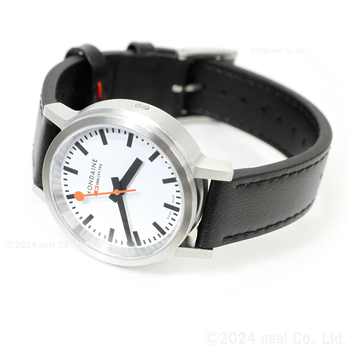 モンディーン MONDAINE 腕時計 レディース ストップ・トゥ・ゴー 34mm グレープビーガンレザー stop2go MST.3401B.LBV.SET