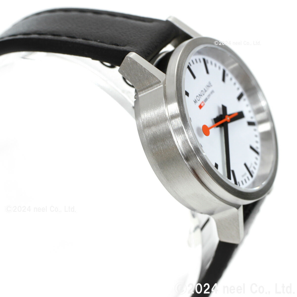 モンディーン MONDAINE 腕時計 レディース ストップ・トゥ・ゴー 34mm グレープビーガンレザー stop2go MST.3401B.LBV.SET
