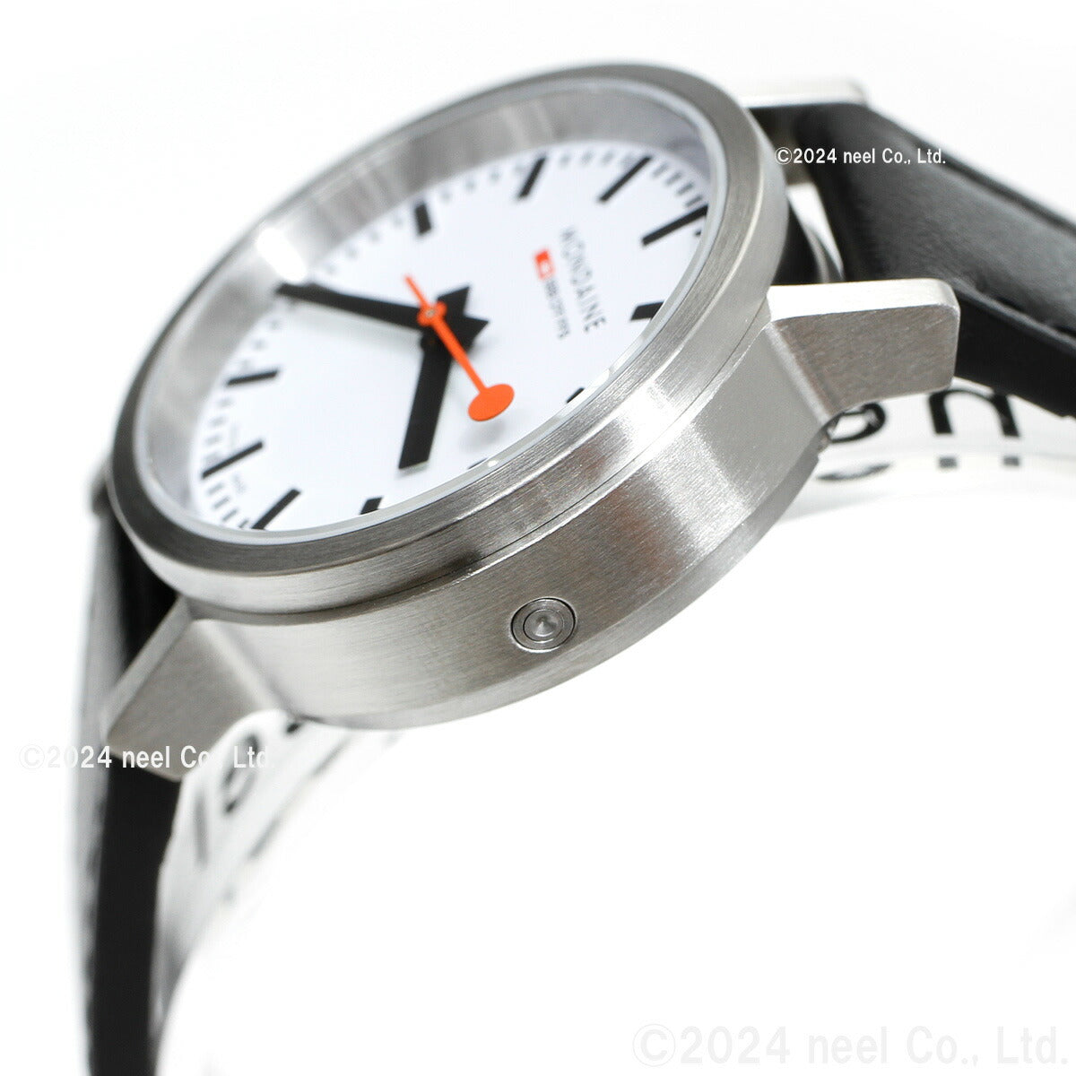 モンディーン MONDAINE 腕時計 レディース ストップ・トゥ・ゴー 34mm グレープビーガンレザー stop2go MST.3401B.LBV.SET