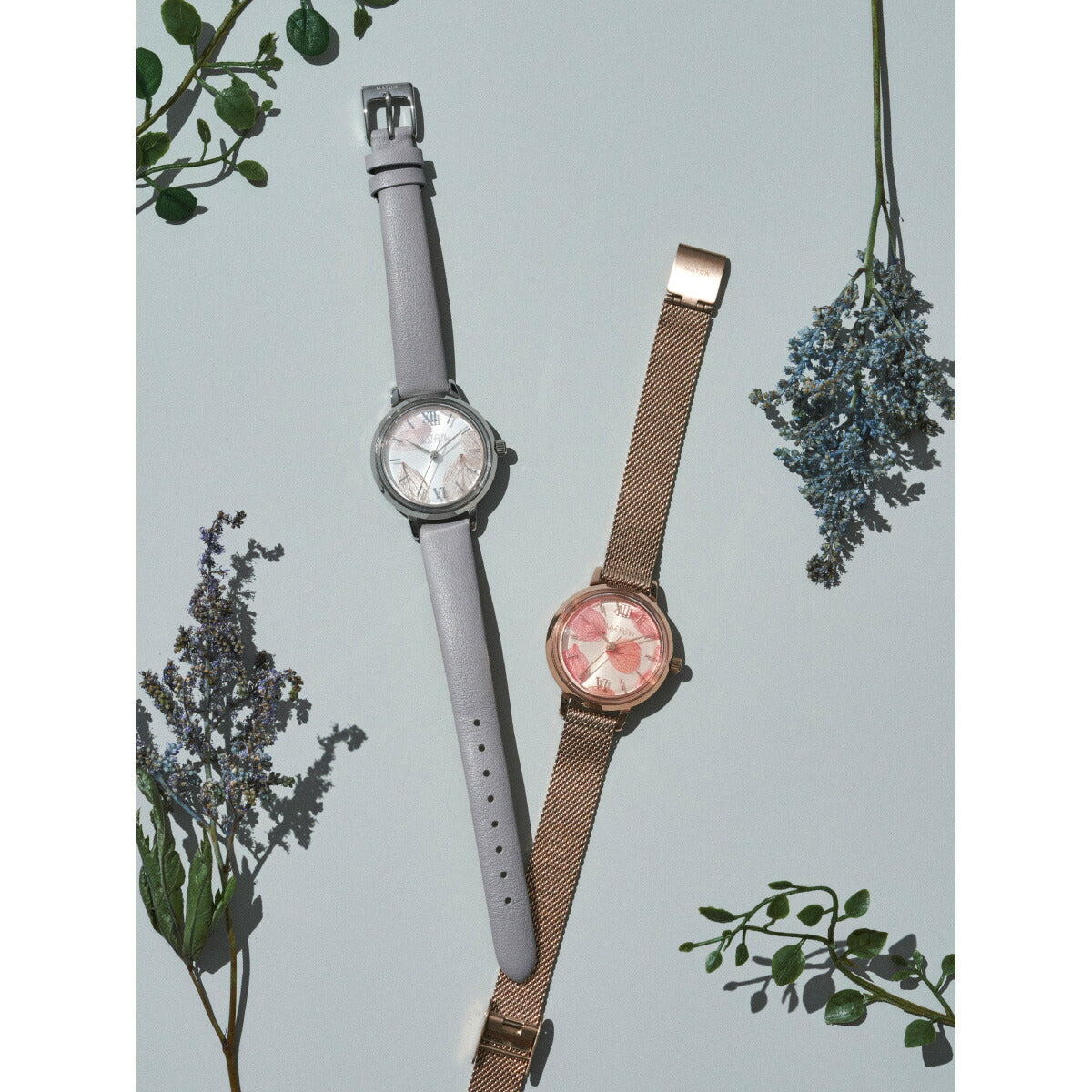 マトウ MATOW 腕時計 レディース Shiki Collection Bouquet ブーケット 山桜 ローズゴールドメッシュ MW007001【2025 新作】