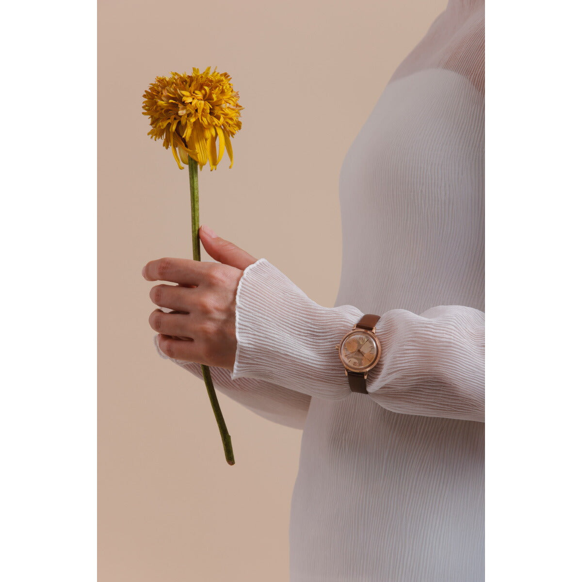 マトウ MATOW 腕時計 レディース Shiki Collection Bouquet ブーケット 紅葉 ローズゴールドブラウンレザー MW007002【2025 新作】