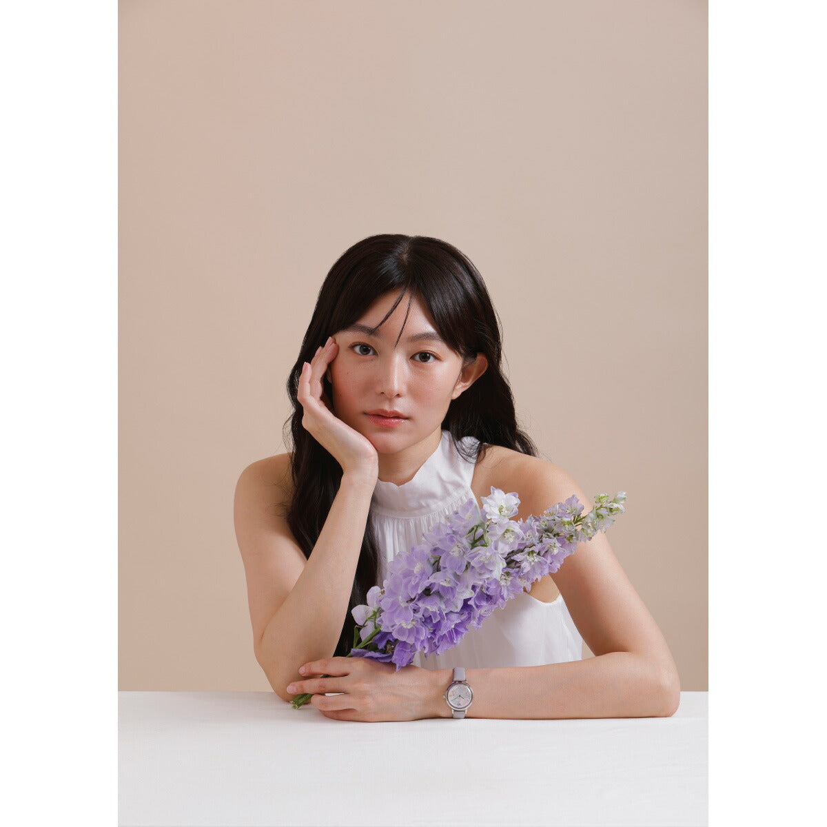 マトウ MATOW 腕時計 レディース Shiki Collection Bouquet ブーケット 花霞 シルバーライラックレザー MW007004【2025 新作】