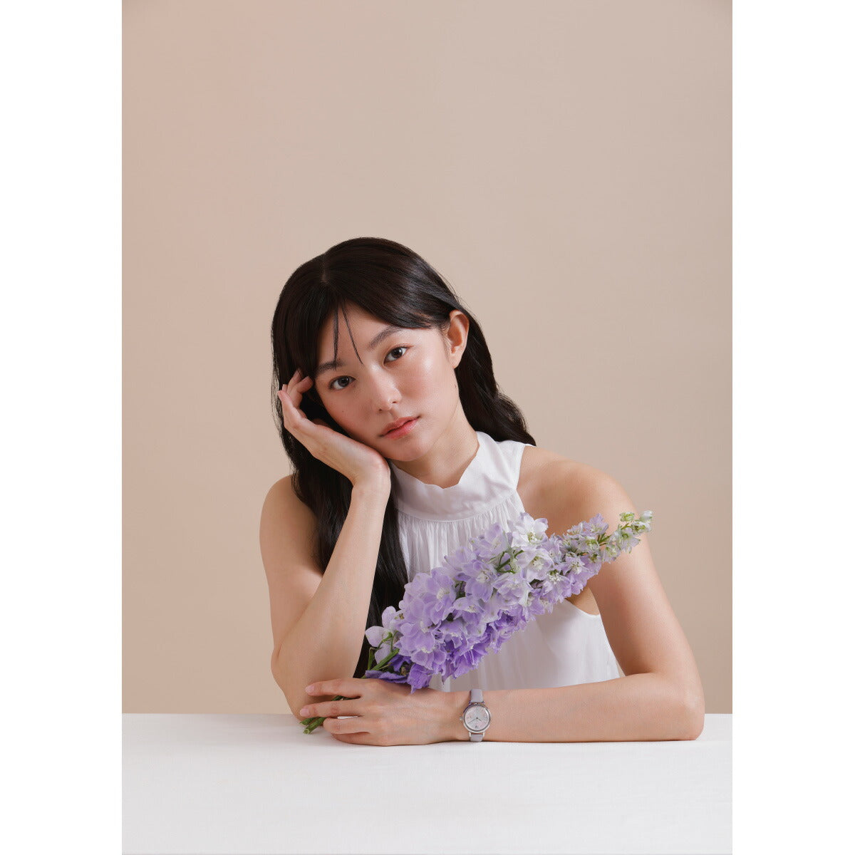 マトウ MATOW 腕時計 レディース Shiki Collection Bouquet ブーケット 花霞 シルバーライラックレザー MW007004【2025 新作】