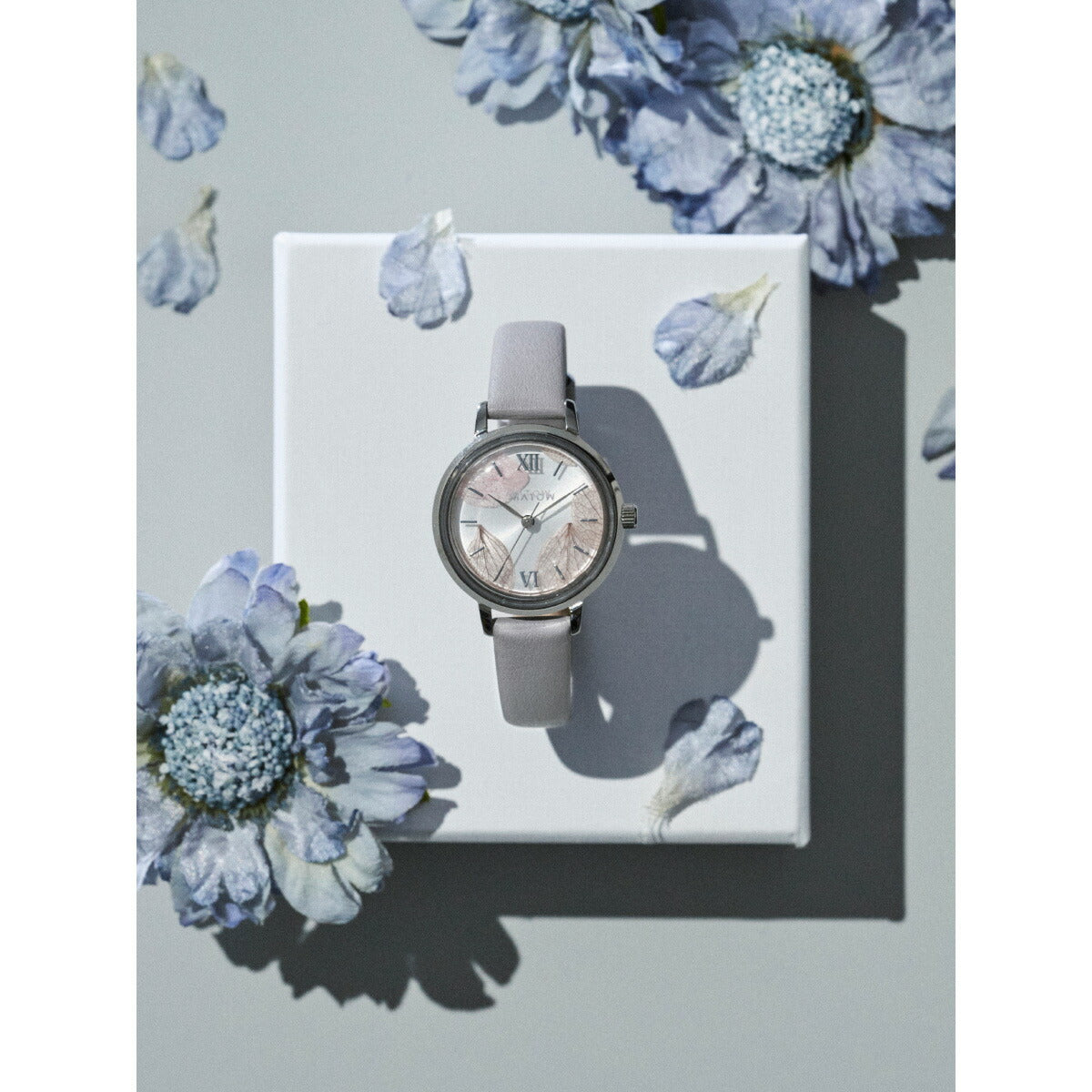 マトウ MATOW 腕時計 レディース Shiki Collection Bouquet ブーケット 花霞 シルバーライラックレザー MW007004【2025 新作】