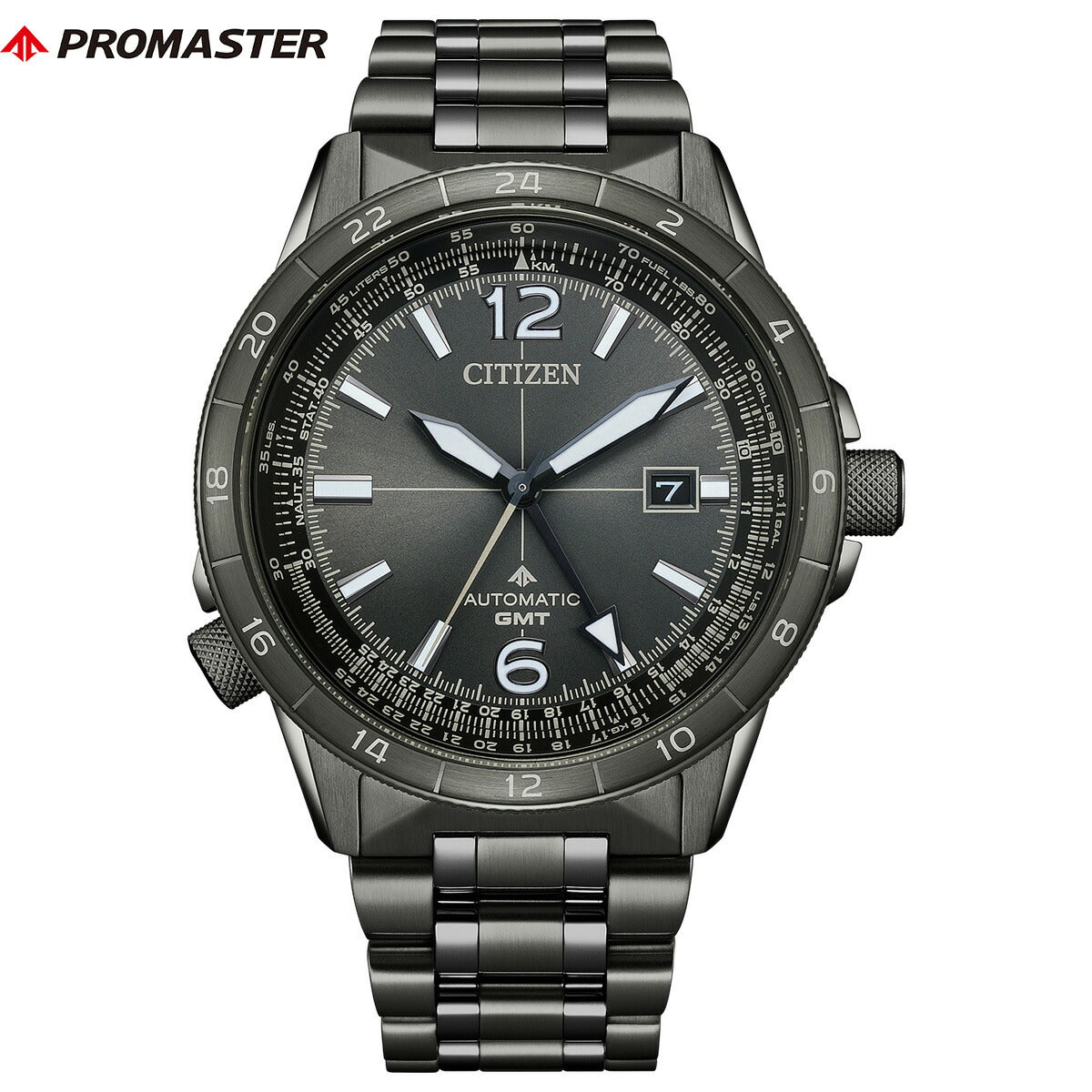 シチズン プロマスター スカイ CITIZEN PROMASTER SKY メカニカル 自動巻き 機械式 腕時計 メンズ NB6045-51H クロノグラフ GMT【2024 新作】