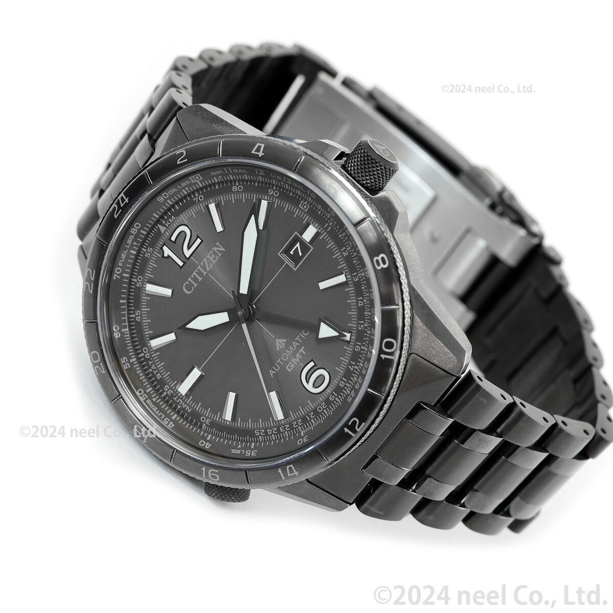シチズン プロマスター スカイ CITIZEN PROMASTER SKY メカニカル 自動巻き 機械式 腕時計 メンズ NB6045-51H クロノグラフ GMT【2024 新作】