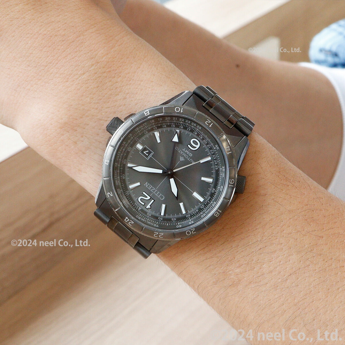 シチズン プロマスター スカイ CITIZEN PROMASTER SKY メカニカル 自動巻き 機械式 腕時計 メンズ NB6045-51H クロノグラフ GMT【2024 新作】