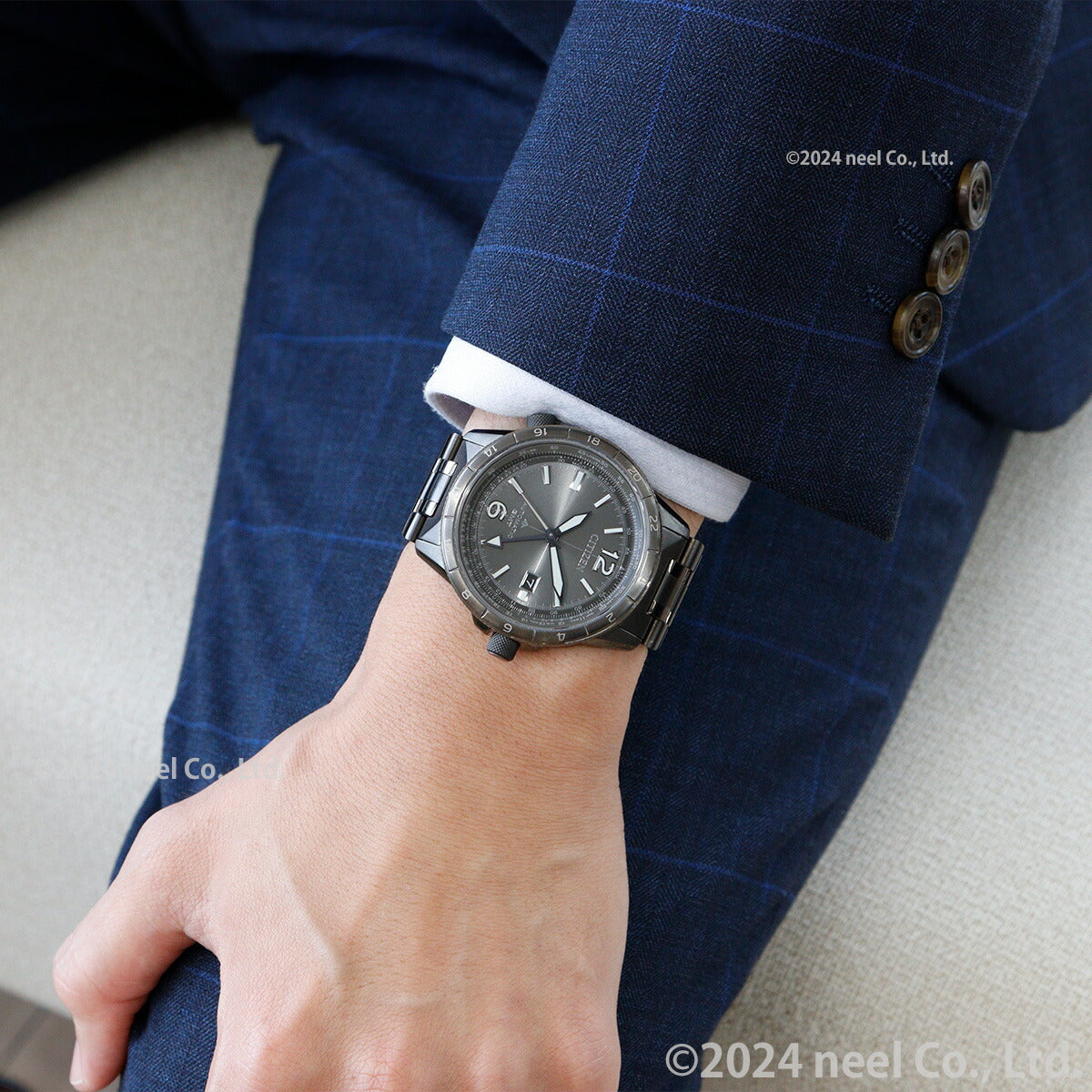 シチズン プロマスター スカイ CITIZEN PROMASTER SKY メカニカル 自動巻き 機械式 腕時計 メンズ NB6045-51H クロノグラフ GMT【2024 新作】