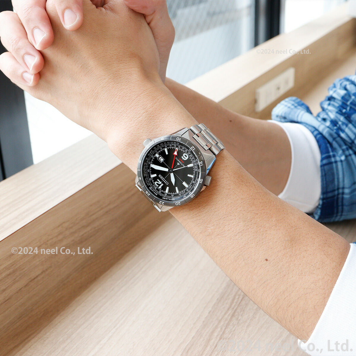 シチズン プロマスター スカイ CITIZEN PROMASTER SKY メカニカル 自動巻き 機械式 腕時計 メンズ NB6046-59E クロノグラフ GMT【2024 新作】
