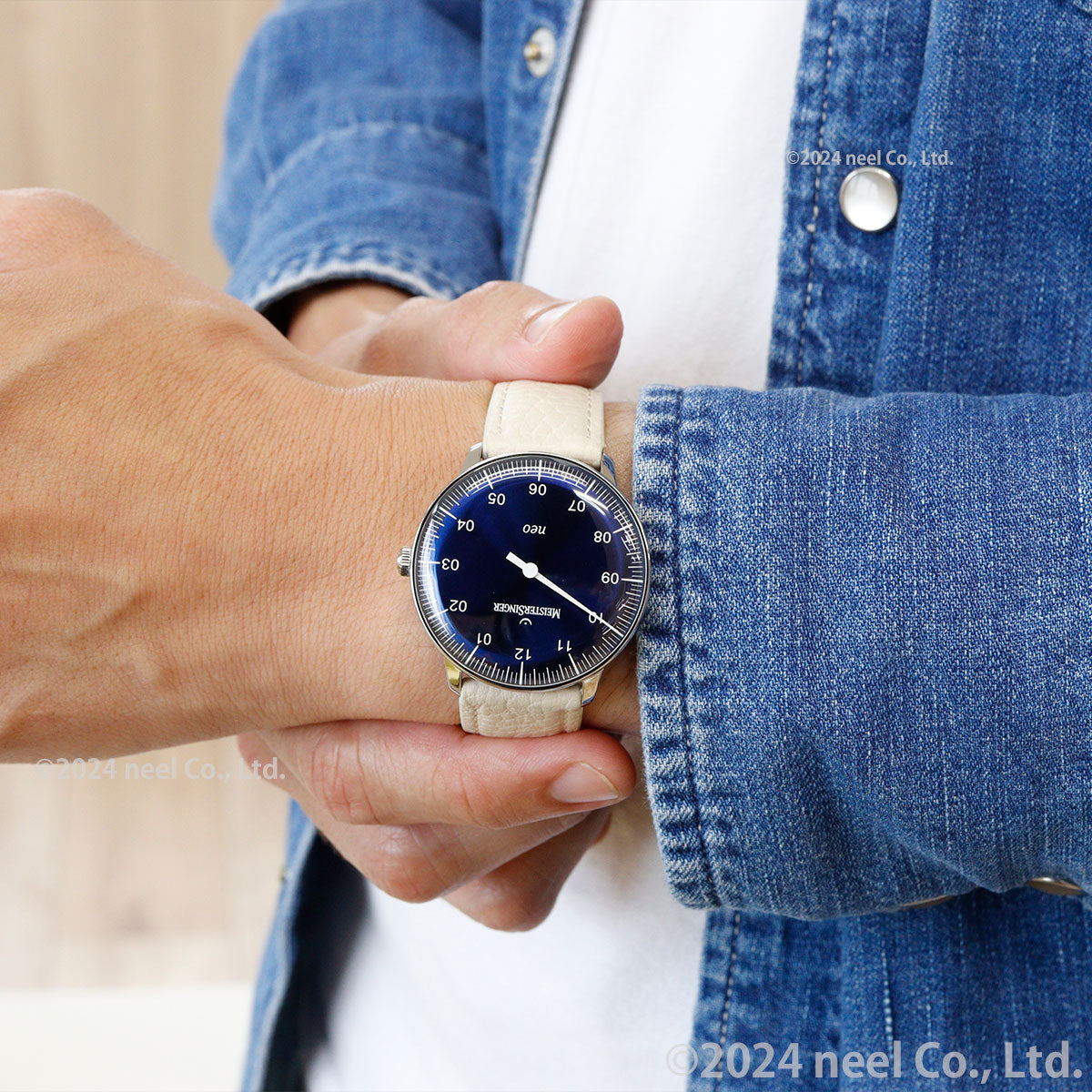 マイスタージンガー MeisterSinger ネオ サンバーストブルー 36mm Neo Sunburst Blue 自動巻き 腕時計 メンズ レディース NES908