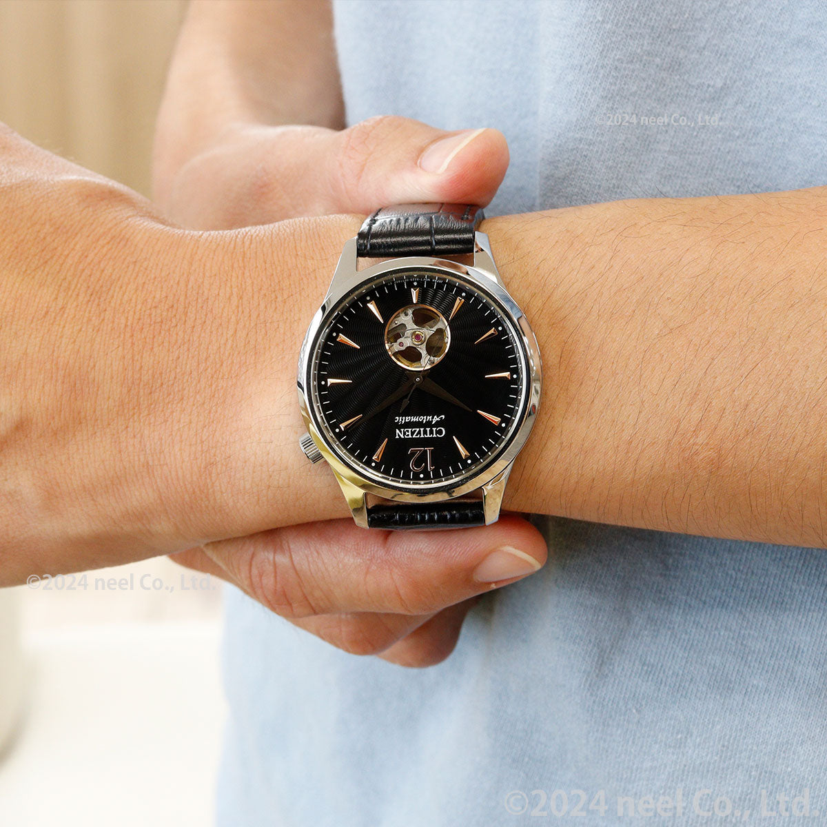 シチズンコレクション CITIZEN COLLECTION メカニカル 自動巻き 機械式 腕時計 メンズ NH9131-14E オープンハート【2024 新作】