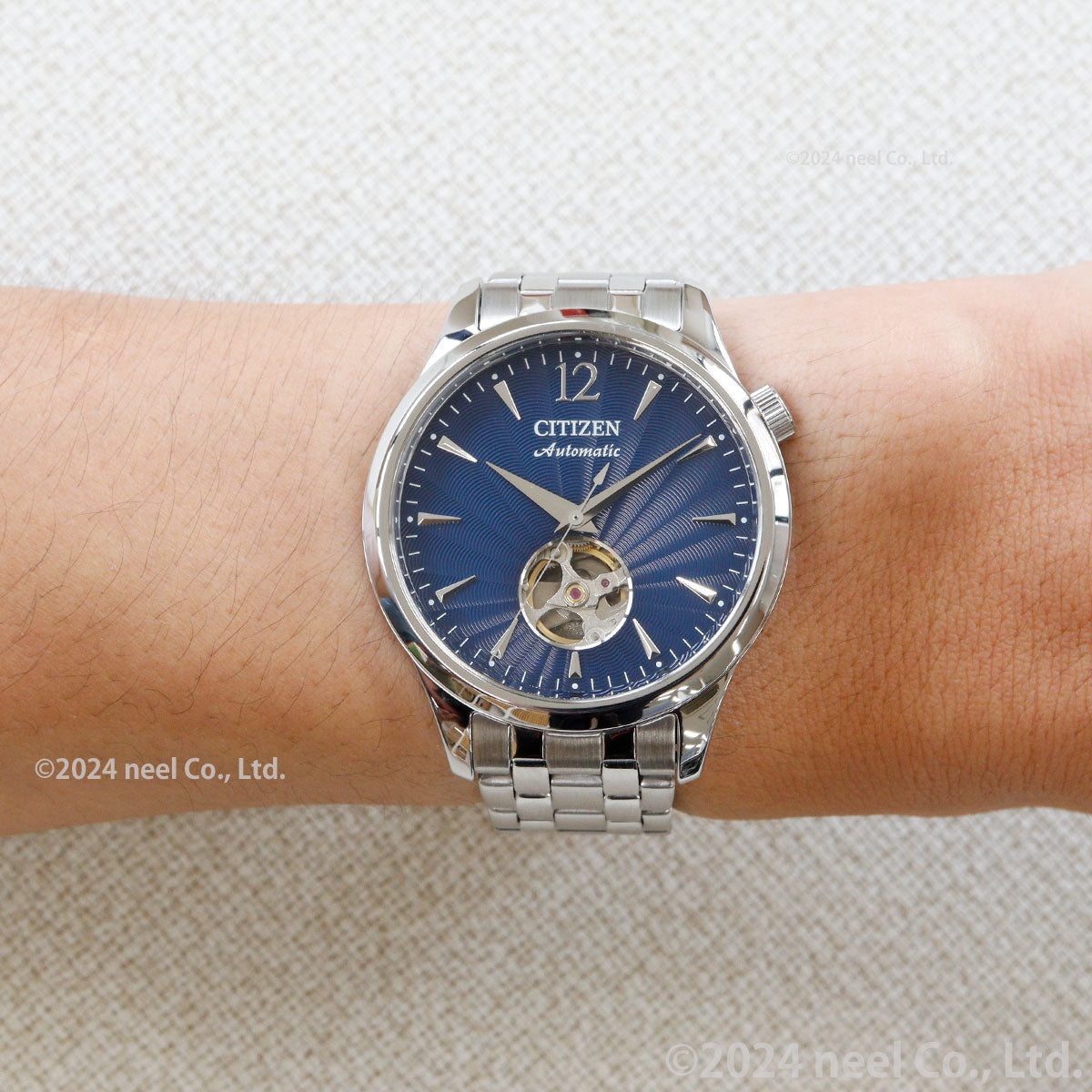 シチズンコレクション CITIZEN COLLECTION メカニカル 自動巻き 機械式 腕時計 メンズ NH9131-73L オープンハート【2024 新作】