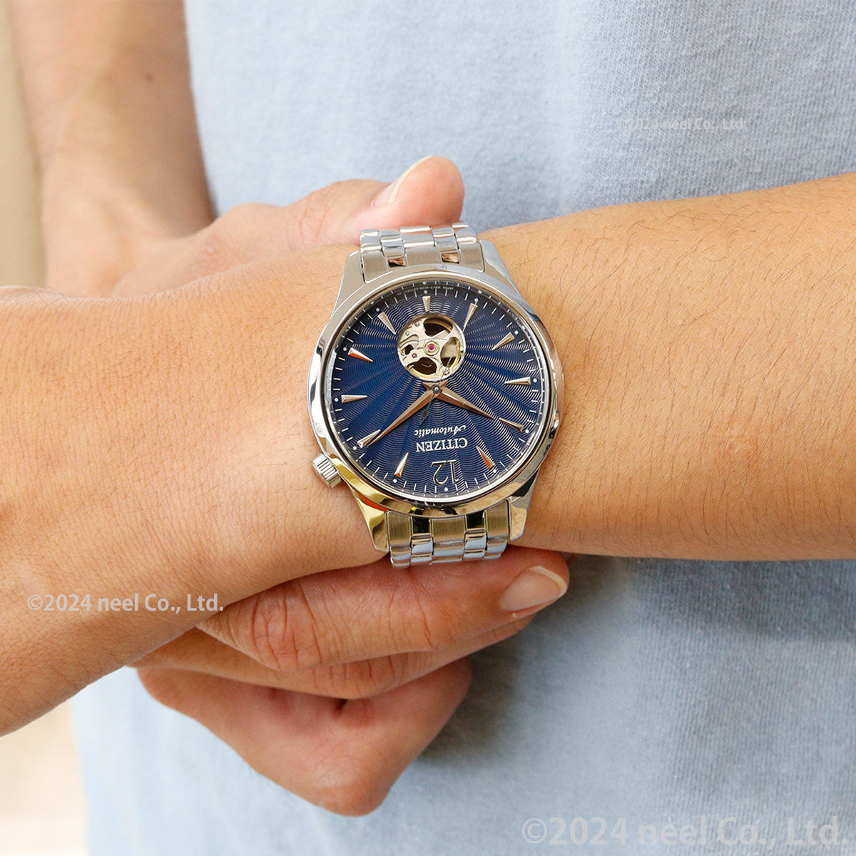 シチズンコレクション CITIZEN COLLECTION メカニカル 自動巻き 機械式 腕時計 メンズ NH9131-73L オープンハート【2024 新作】