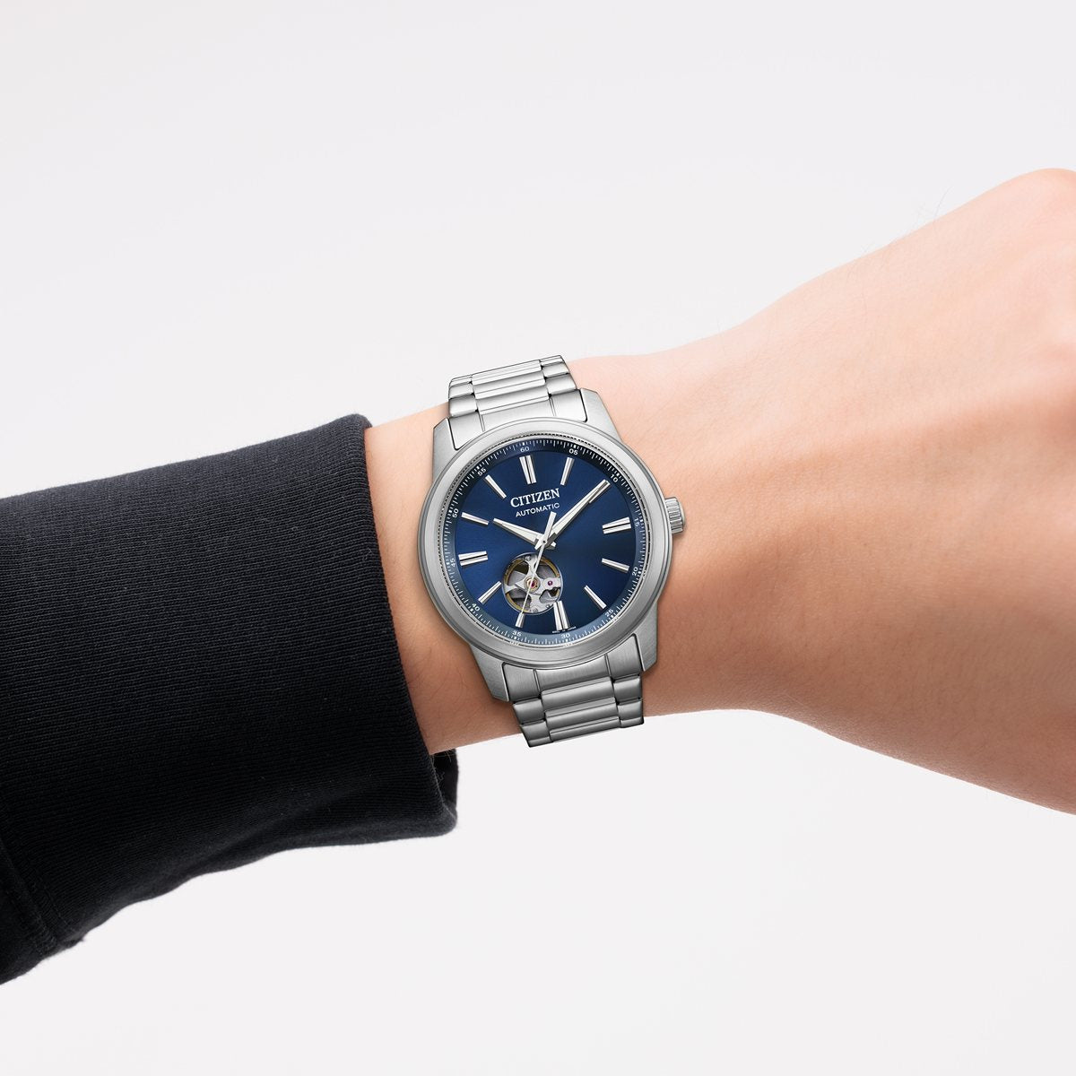 シチズンコレクション CITIZEN COLLECTION メカニカル 自動巻き 機械式 オープンハート 腕時計 メンズ NH9150-52L【2026 新作】