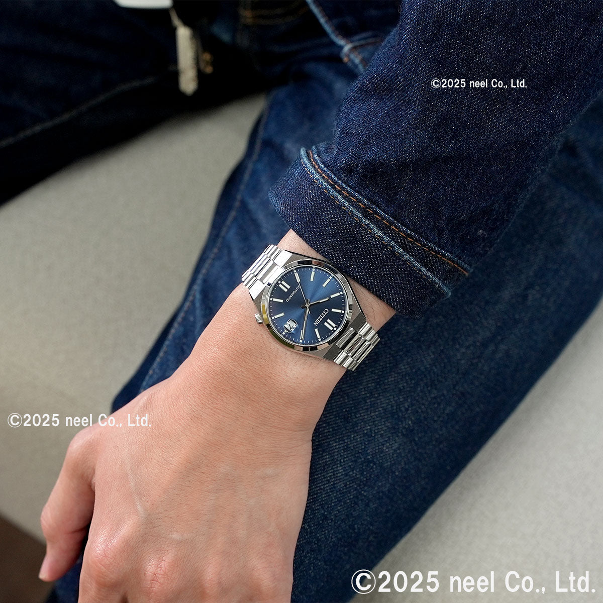 シチズンコレクション CITIZEN COLLECTION メカニカル 自動巻き 機械式 腕時計 メンズ レディース NJ0200-50M TSUYOSA 37mm グレーブルー【2025 新作】