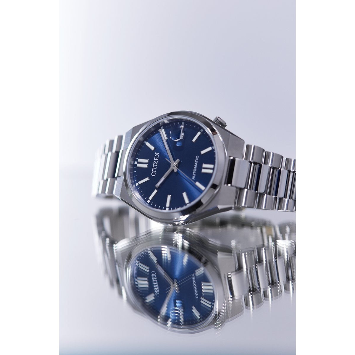 シチズンコレクション CITIZEN COLLECTION メカニカル 自動巻き 機械式 腕時計 メンズ レディース NJ0200-50M TSUYOSA 37mm グレーブルー【2025 新作】