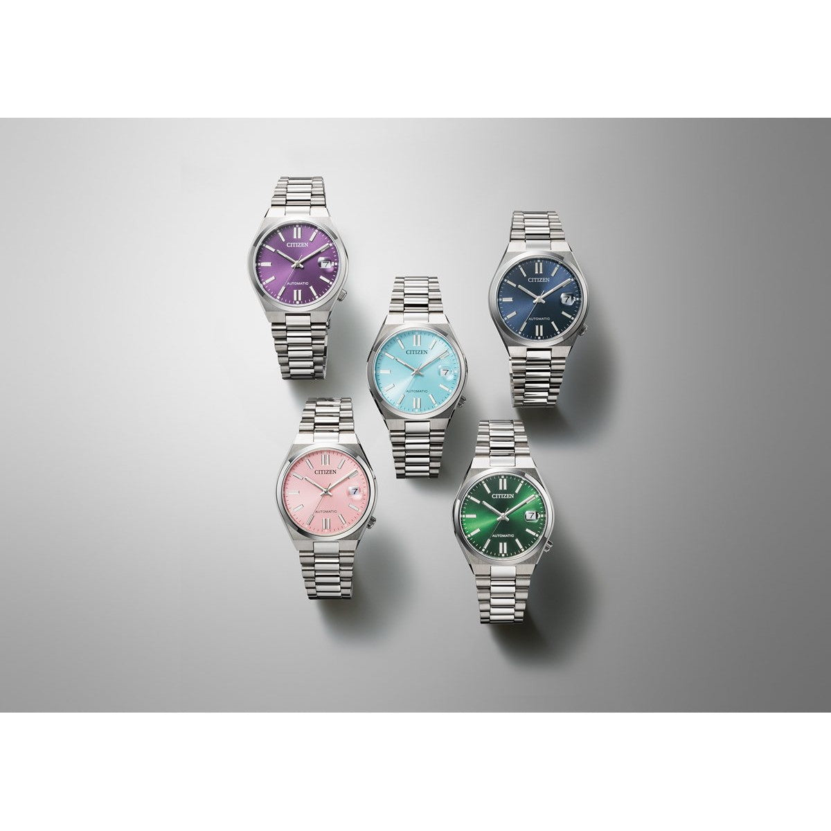 シチズンコレクション CITIZEN COLLECTION メカニカル 自動巻き 機械式 腕時計 メンズ レディース NJ0200-50M TSUYOSA 37mm グレーブルー【2025 新作】