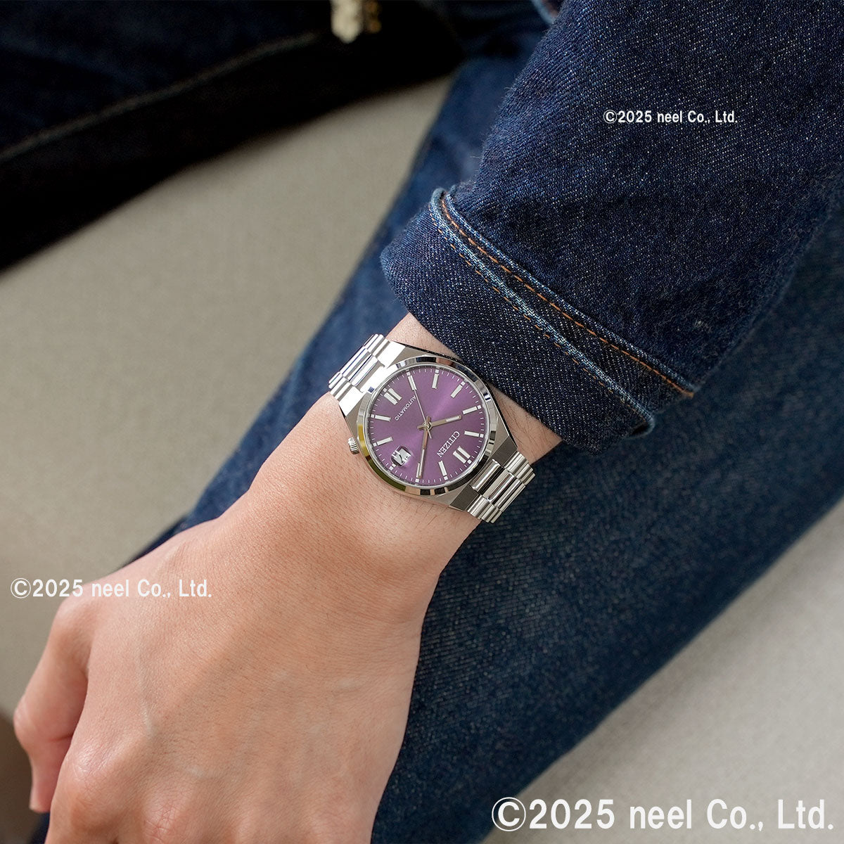 シチズンコレクション CITIZEN COLLECTION メカニカル 自動巻き 機械式 腕時計 メンズ レディース NJ0200-50W TSUYOSA 37mm バイオレット【2025 新作】