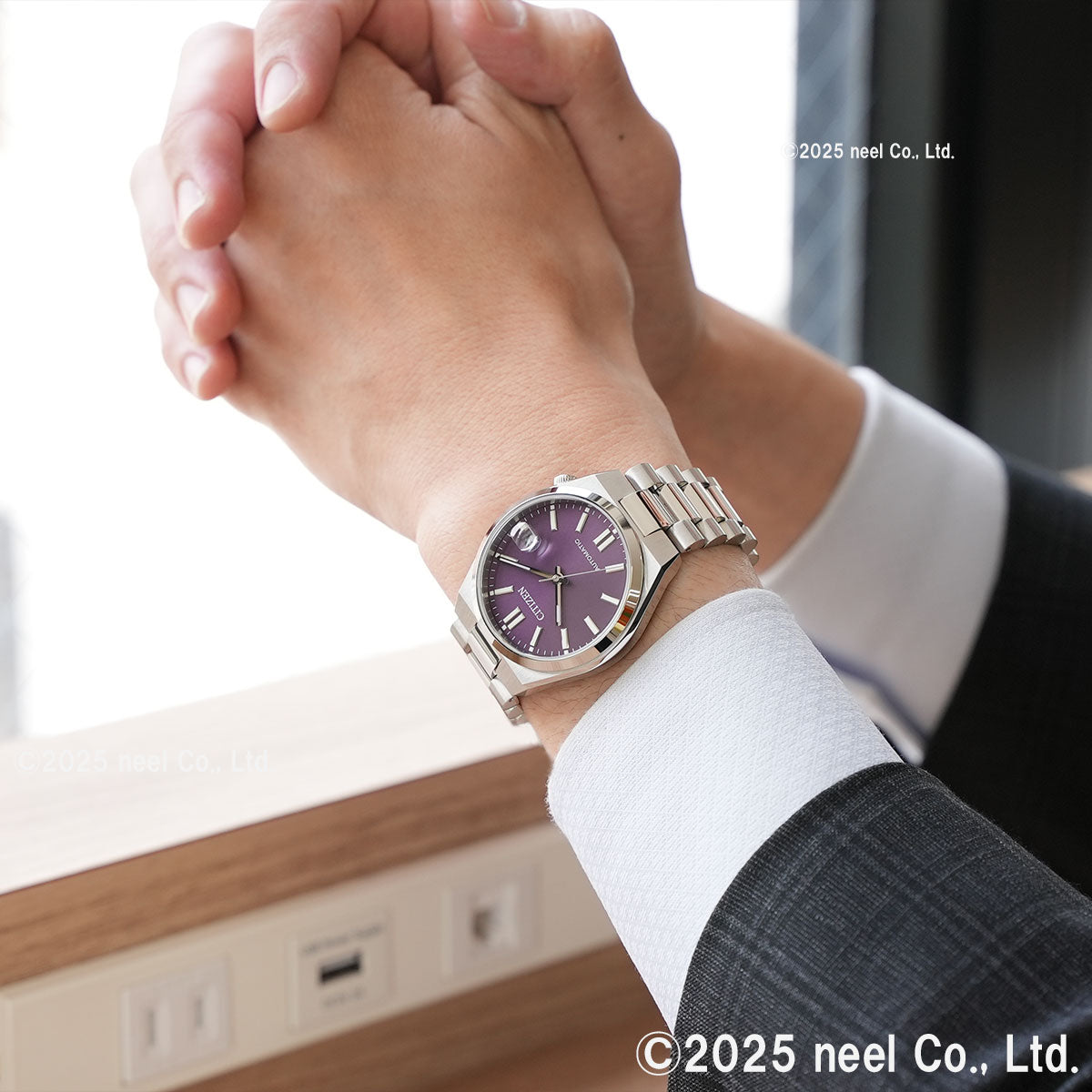 シチズンコレクション CITIZEN COLLECTION メカニカル 自動巻き 機械式 腕時計 メンズ レディース NJ0200-50W TSUYOSA 37mm バイオレット【2025 新作】