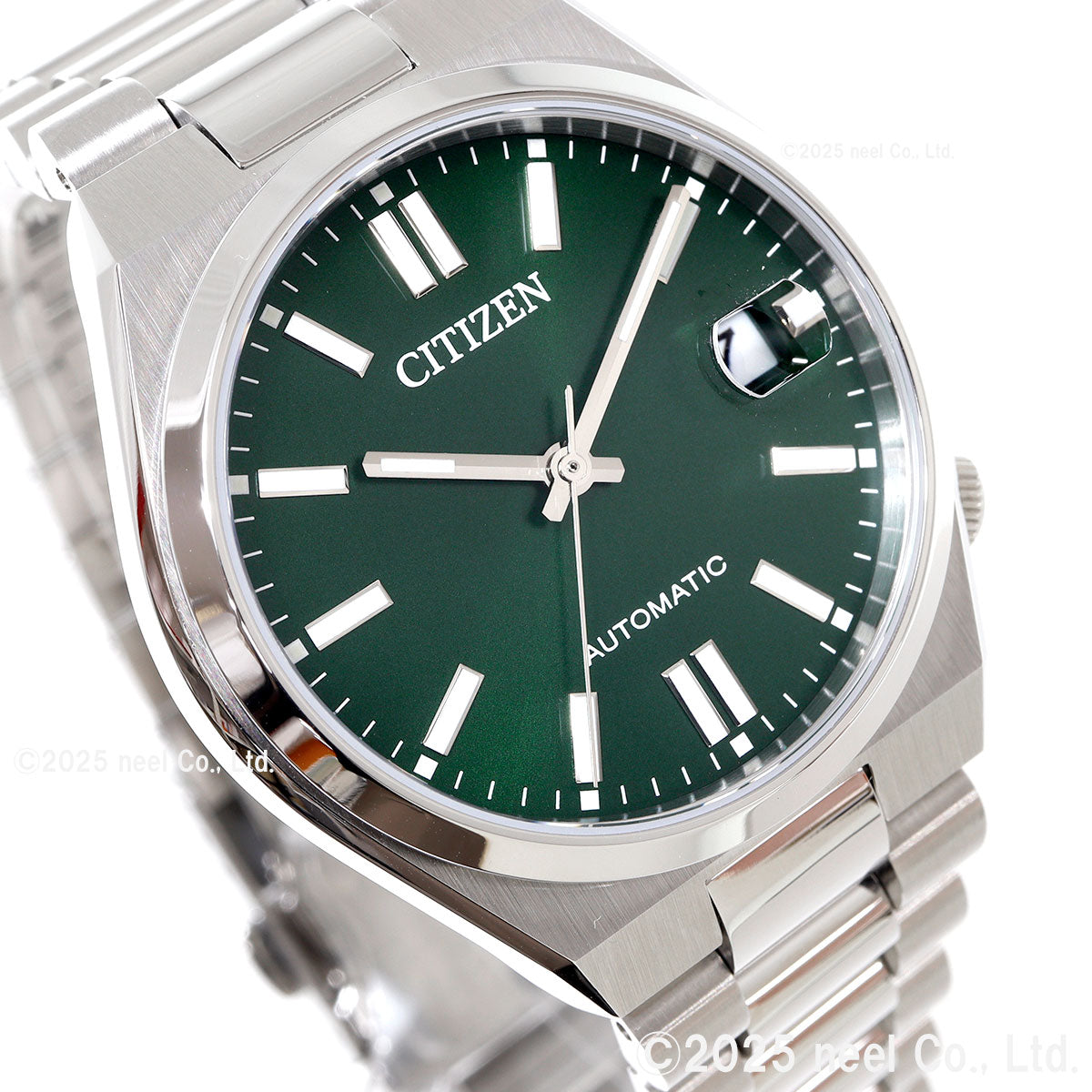 シチズンコレクション CITIZEN COLLECTION メカニカル 自動巻き 機械式 腕時計 メンズ レディース NJ0200-50X TSUYOSA 37mm ダークグリーン【2025 新作】