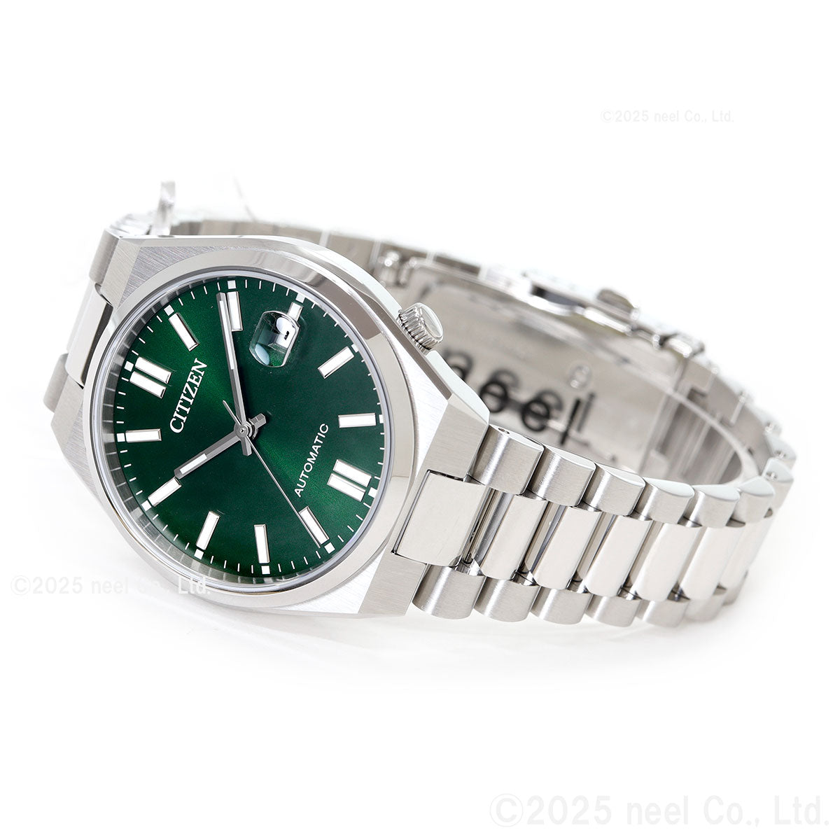 シチズンコレクション CITIZEN COLLECTION メカニカル 自動巻き 機械式 腕時計 メンズ レディース NJ0200-50X TSUYOSA 37mm ダークグリーン【2025 新作】