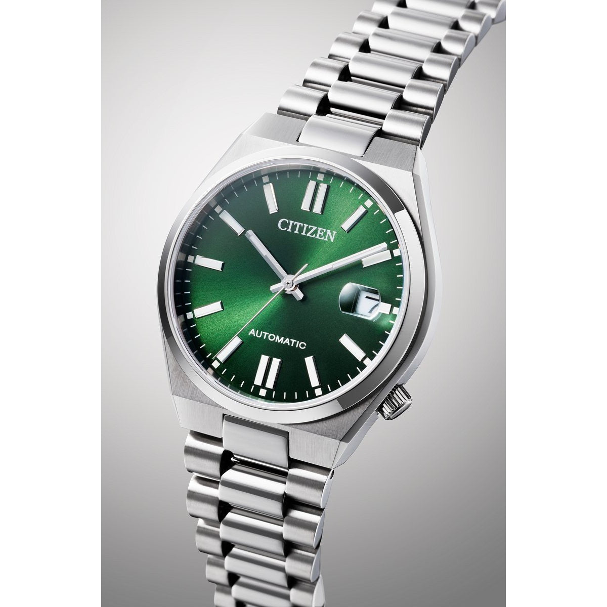 シチズンコレクション CITIZEN COLLECTION メカニカル 自動巻き 機械式 腕時計 メンズ レディース NJ0200-50X TSUYOSA 37mm ダークグリーン【2025 新作】