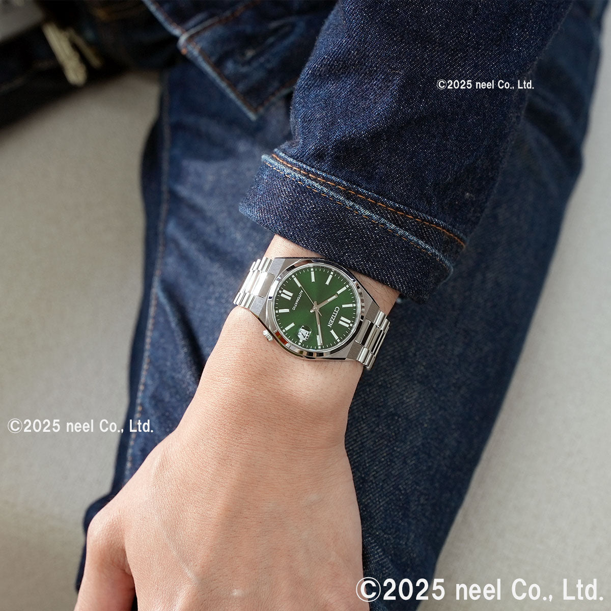 シチズンコレクション CITIZEN COLLECTION メカニカル 自動巻き 機械式 腕時計 メンズ レディース NJ0200-50X TSUYOSA 37mm ダークグリーン【2025 新作】
