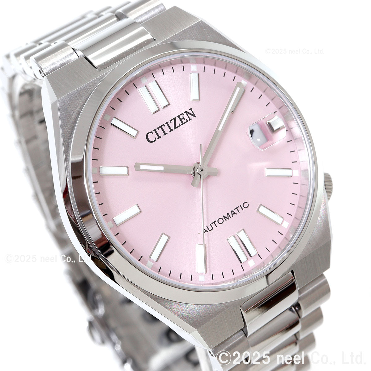 シチズンコレクション CITIZEN COLLECTION メカニカル 自動巻き 機械式 腕時計 メンズ レディース NJ0200-50Z TSUYOSA 37mm パステルピンク【2025 新作】