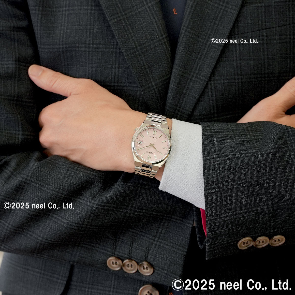 シチズンコレクション CITIZEN COLLECTION メカニカル 自動巻き 機械式 腕時計 メンズ レディース NJ0200-50Z TSUYOSA 37mm パステルピンク【2025 新作】