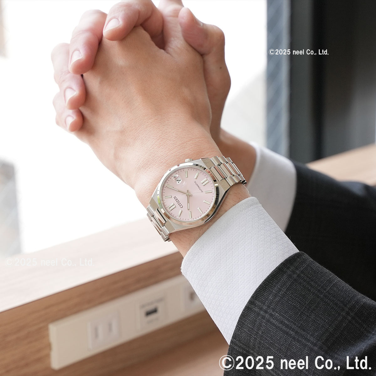 シチズンコレクション CITIZEN COLLECTION メカニカル 自動巻き 機械式 腕時計 メンズ レディース NJ0200-50Z TSUYOSA 37mm パステルピンク【2025 新作】